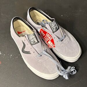 Vans Light Gray Canvas Men's Sneakers women size 8 men size 6.5